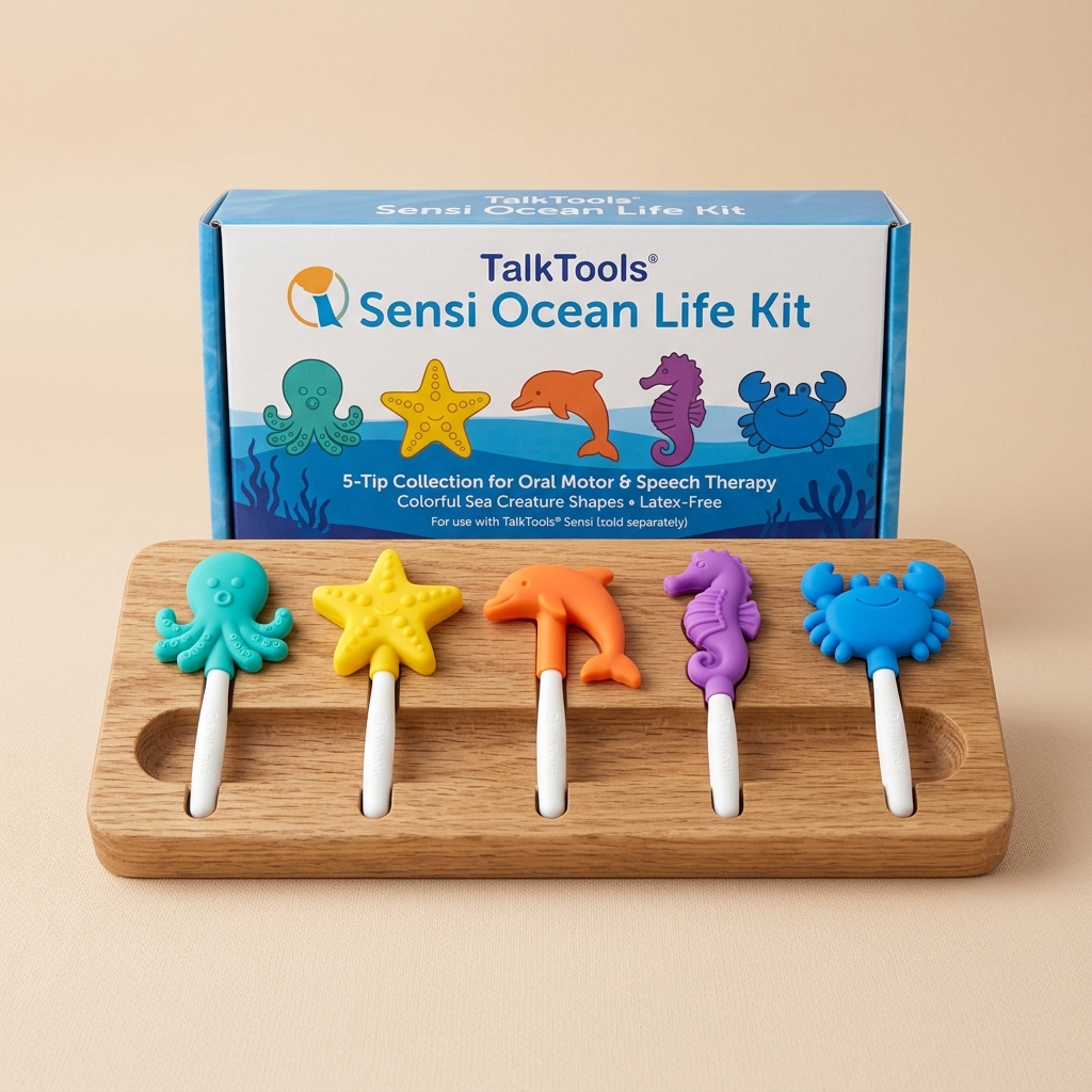 TalkTools® Sensi® Ocean Life Kit – Zestaw Szpatułek Sensorycznych (USA)
